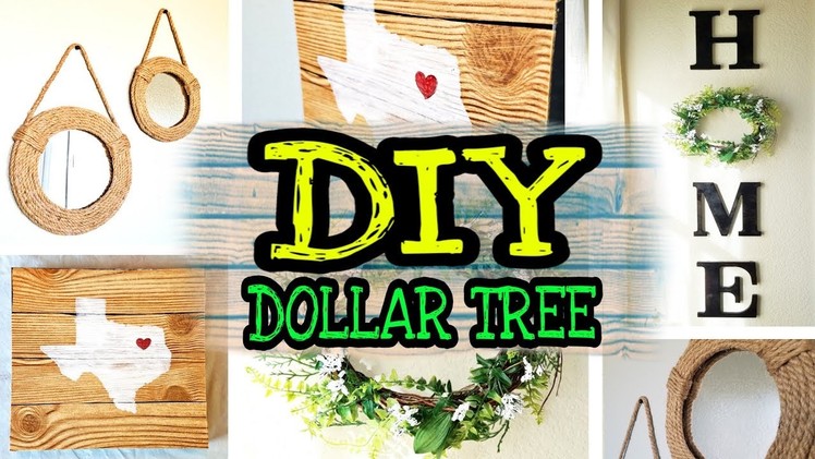 DIY Farmhouse Home Decor. DIY Dollar Tree