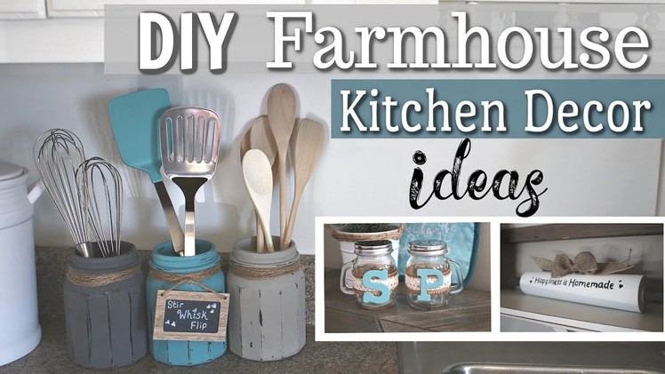 DIY Farmhouse Kitchen Decor | DIY Home Decor 2019 | Krafts by Katelyn
