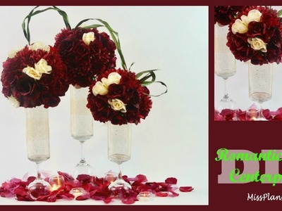 DIY Tall Romantic Rose Wedding Centerpiece | Dollar Tree Vase Hack | DIY Tutorial