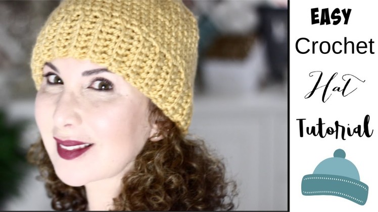 Easy Crochet Yellow Hat Tutorial