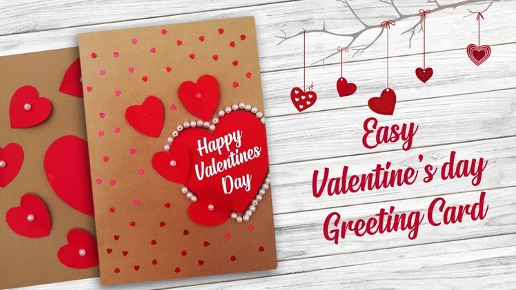 Easy Valentines day Greeting Card | DIY | Handmade Greeting Cards |  Craftsbox