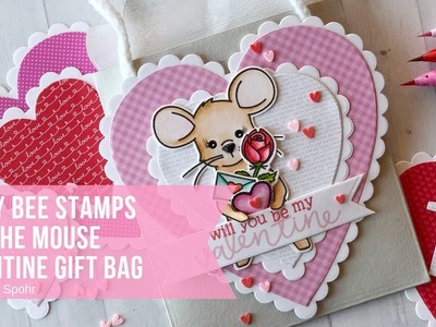 Honey Bee Stamps | Mae the Mouse Valentine Gift Bag