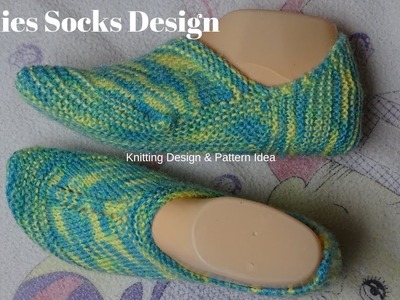 Ladies Punjabi Jutti || Ladies Socks in hindi || Knitting Slippers, Shoes For Ladies & Socks Bunai.
