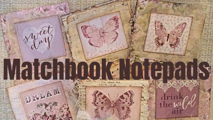 Matchbook Notepads for Junk Journals - Tutorial