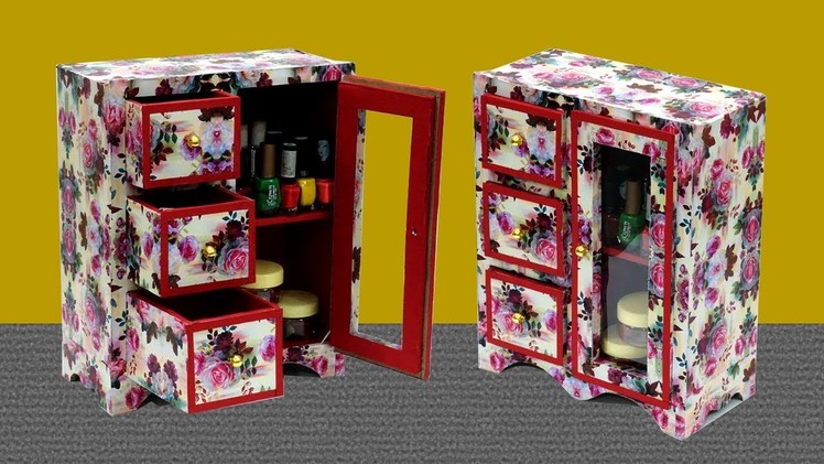 Multipurpose DIY Organizer For Your Room! DIY Cupboard | Best Out of Waste Ideas 2019