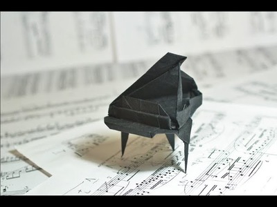 Origami Grand Piano by Patricia Crawford TUTORIAL