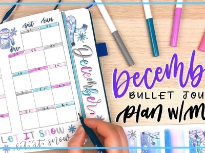 Plan With Me || December 2018 Bullet Journal Setup