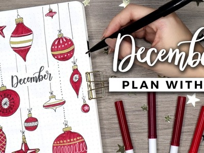 PLAN WITH ME | December 2018 Bullet Journal Setup