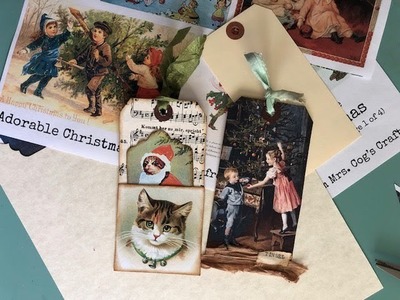TUTORIAL - Let's Make Tags - Mrs Cogs DT Project