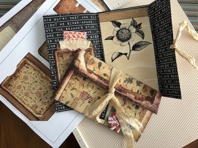 TUTORIAL - No-Sew Notebook Folder - Using Tracie Fox Digi Kits