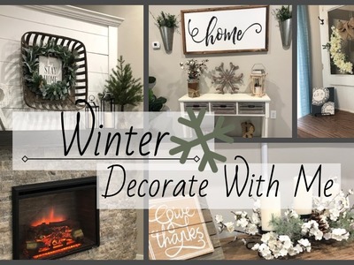 Winter Decorate With Me | Farmhouse Decor