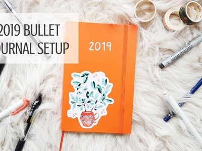 2019 Bullet Journal setup
