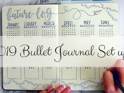 2019 Bullet Journal Setup - part 1