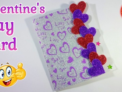 Beautiful Handmade Valentine's Day Card Idea| DIY Greeting Cards for Valentine's Day Card| Love Card