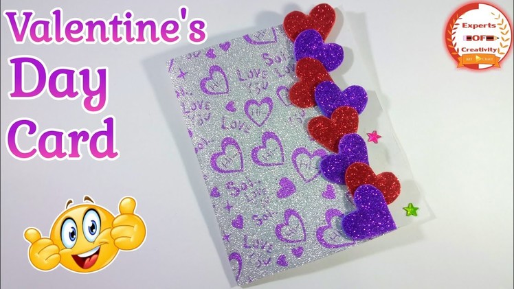 Beautiful Handmade Valentine's Day Card Idea| DIY Greeting Cards for Valentine's Day Card| Love Card