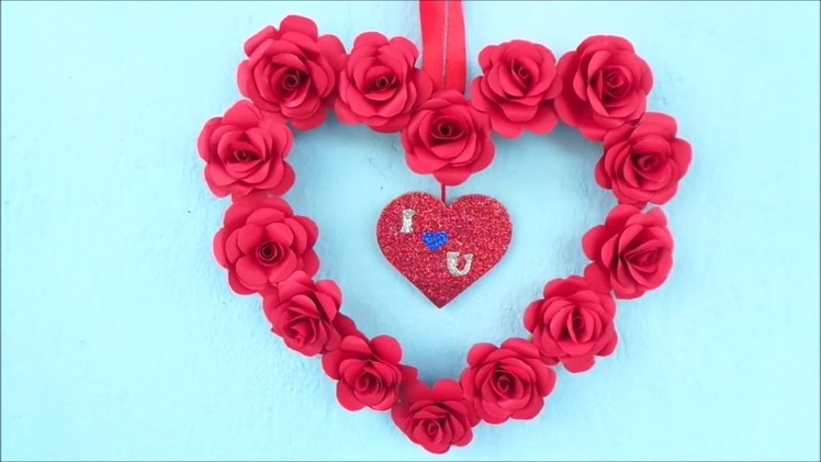 Beautiful Heart Wall Hanging | DIY♥️Valentines day Room decor | Best out of Waste 2019