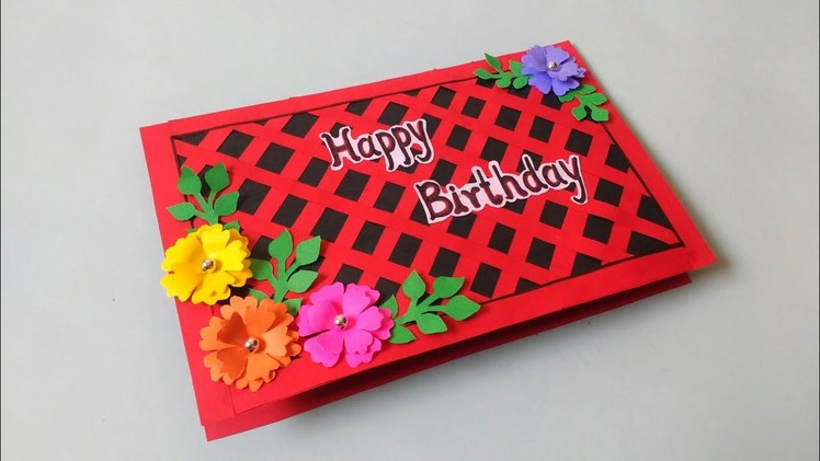 Birthday Greeting Crad Making | Birthday Card | DIY | How To Make | Creative Craft |By Punekar Sneha