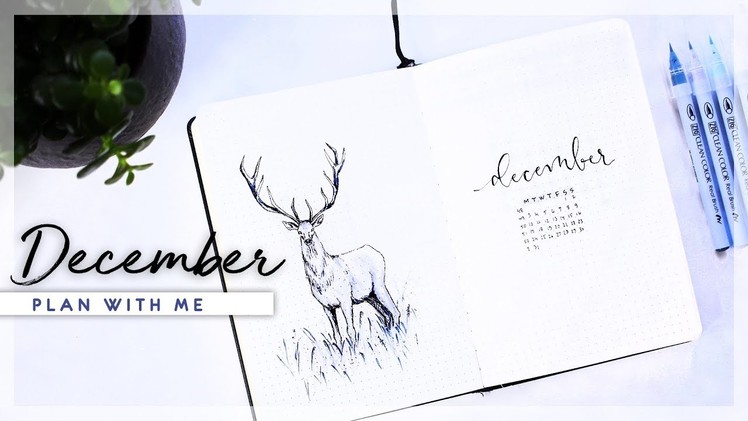 DECEMBER 2018 Plan With Me. Bullet Journal Monthly Setup