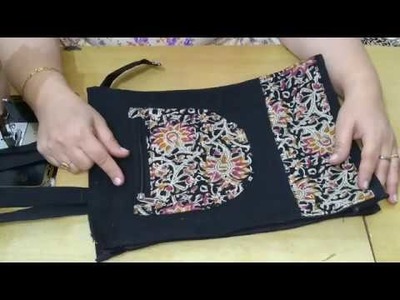 DIY Black Canvas Bag, Makar sankranti special black bag