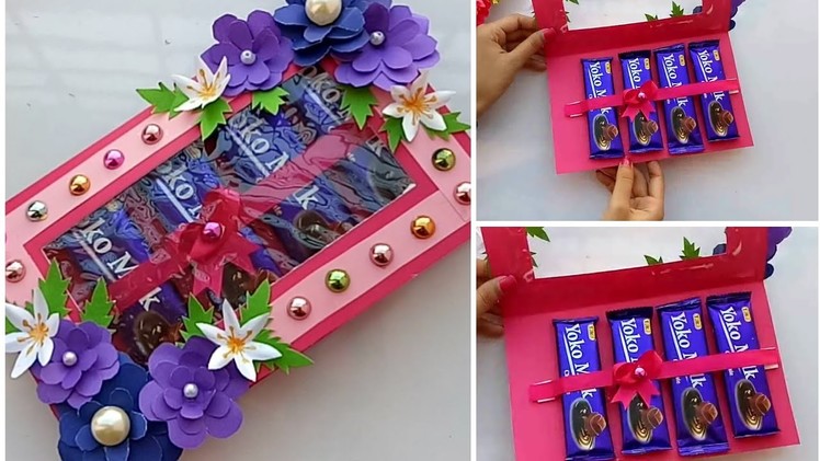 DIY Chocolate Card.Valentine Day Chocolate Card.How to make Card for Chocolate Day