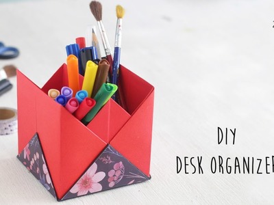DIY Desk Organizer | | Back to school | Ventunoart
