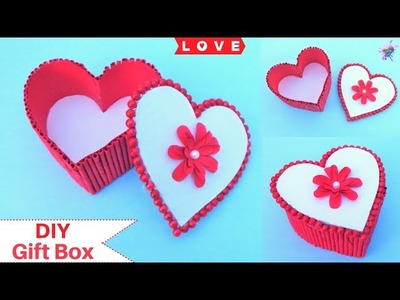 DIY Heart shaped Gift Box | Valentine's Day Gift Ideas 2019 | Paper Craft