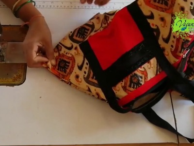DIY Travel Bag With Old Fabric Cloth || How to Sew Travel Bag at Home || Travel Bag Making Tutorial