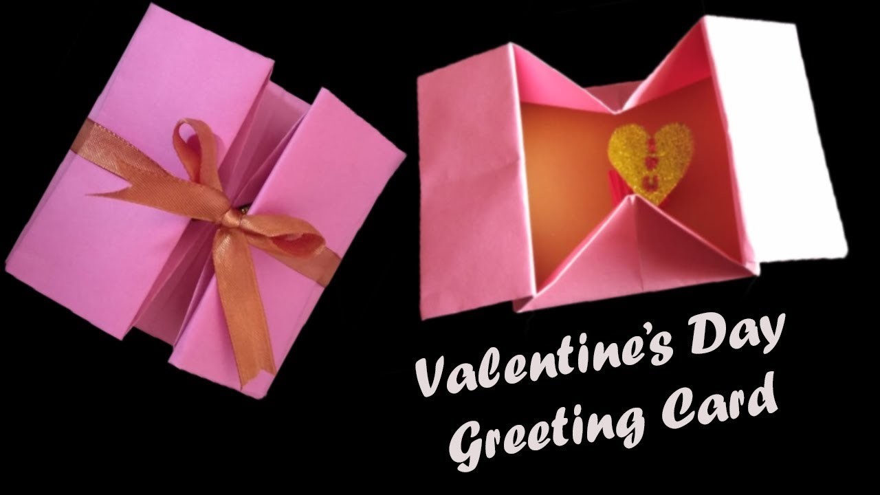 Diy Valentines Day Origami Box Making Tutorial How To Make Valentine Cards