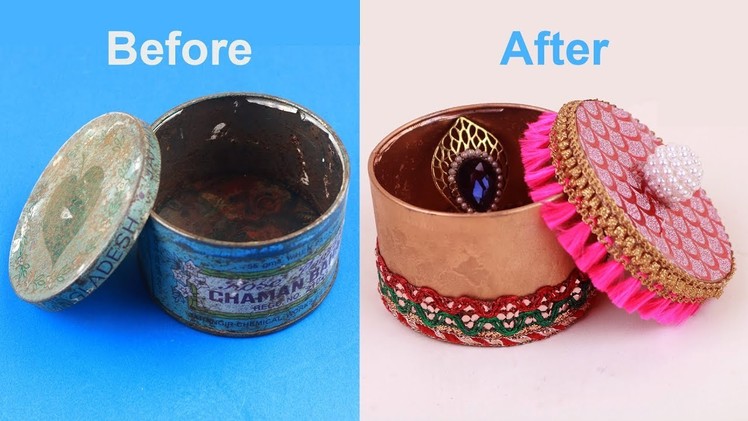 Easy #BestOutofWaste Craft - Amazing Way to Reuse waste materials #DIY Jewelry Organizer
