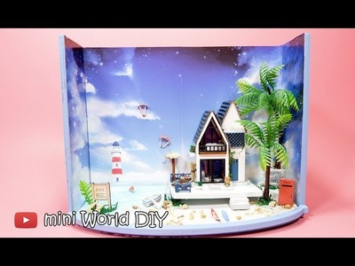 Happy Beach House | DIY Miniature DollHouse Room