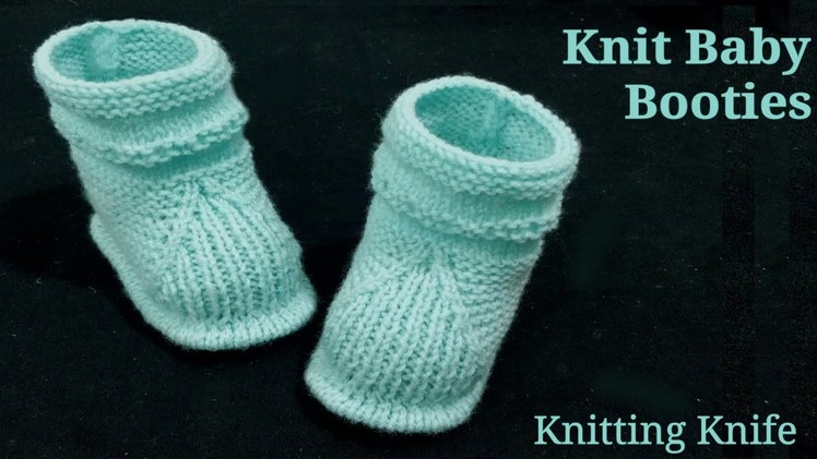 Knit Full Baby Set Step by Step for 3-9 months, Part 2 Cute Boots. Hindi.English Subtitles