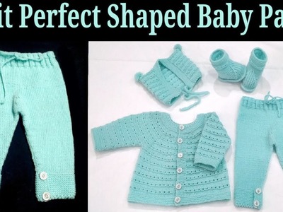 Knit Full Baby Set Step by Step for 3-9 months, Part 4 Pants. Hindi.English Subtitles