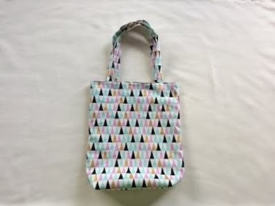 Lined Tote Bag With Zippered Pocket DIY