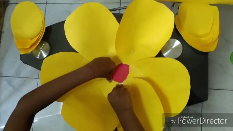 Paper Giant Flowers. DIY. Paper craft