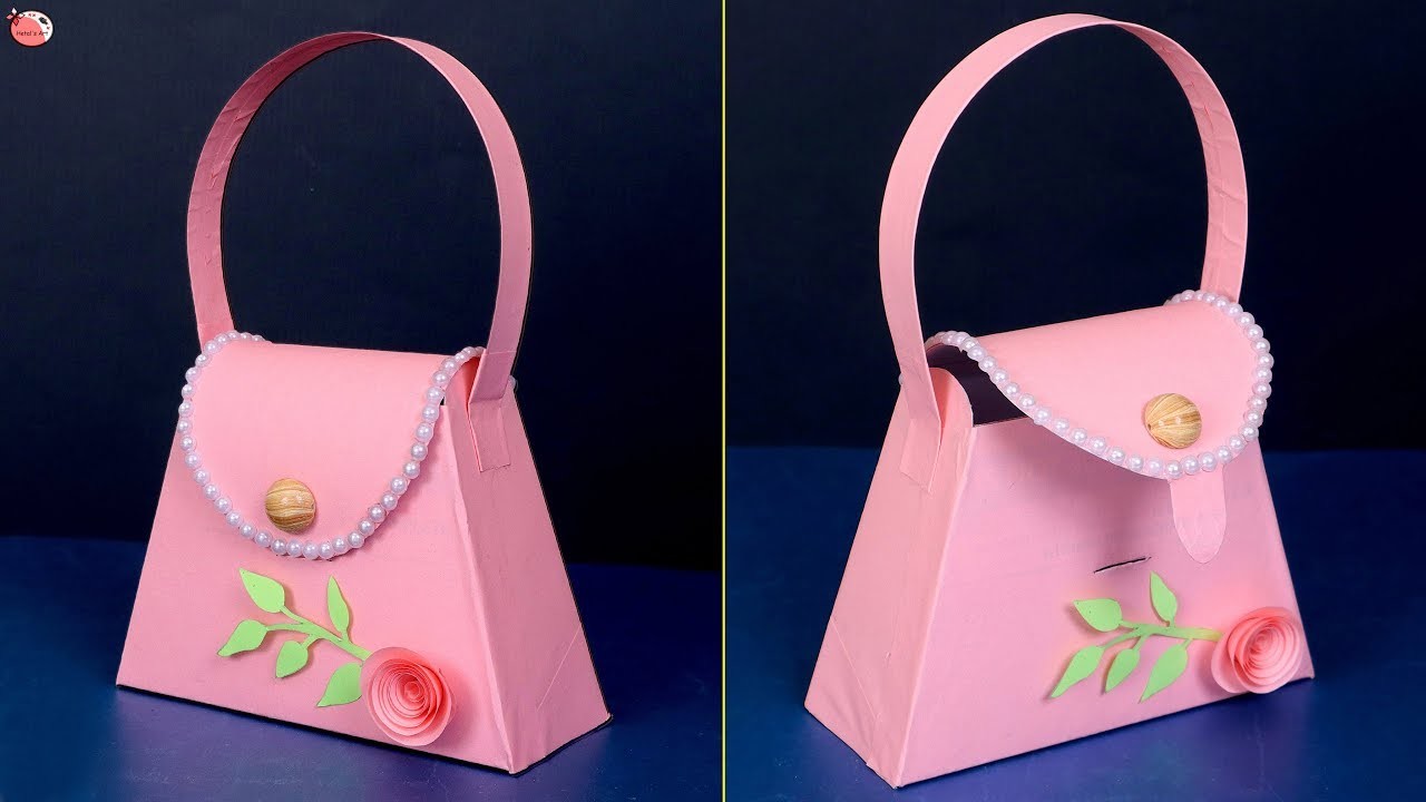 Paper Purse !! How to Make Purse at Home DIY Craft