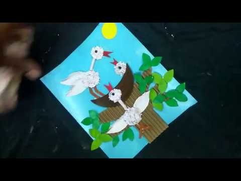 Bird's Nest Craft - Fun Craft for kids || Creative crafty ideas || Caveman Studios