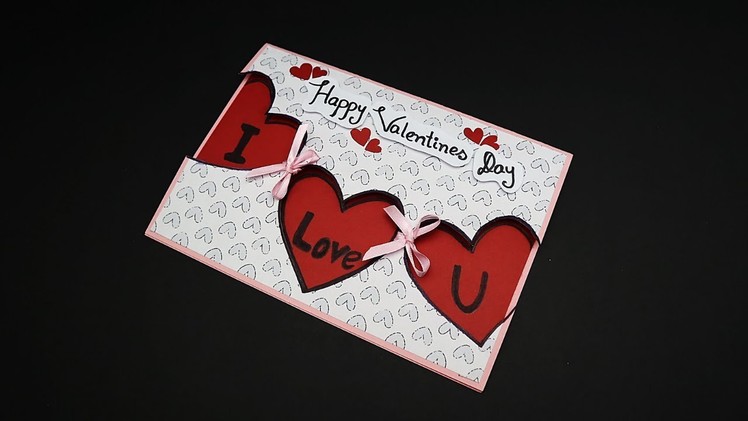 DIY Handmade Valentines Day Greeting Card | How to Make a Love Card For Loved Ones