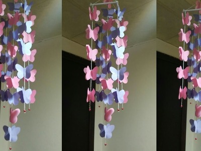 DIY Paper Butterfly Wall hanging craft || Home Decor DIY