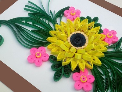 DIY Paper Quilling Card | Step by Step Quilling Birthday ???? Greeting Card | Indian Tradition