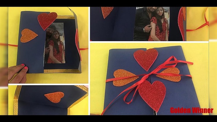 DIY Photo Greeting Card for Valentines Day