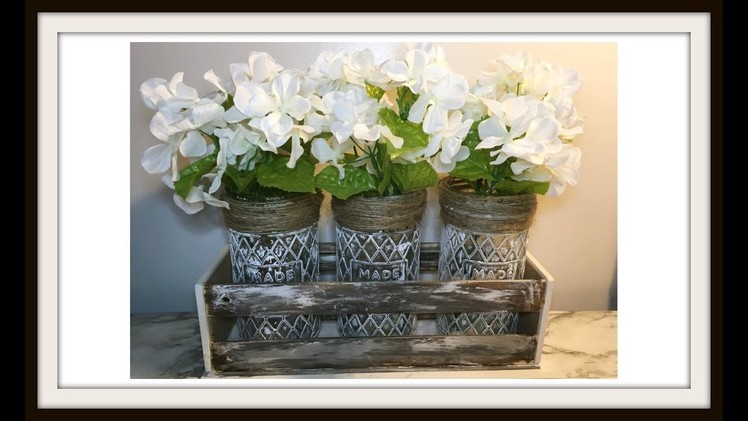 DOLLAR STORE DIY FARMHOUSE WOOD CRATE | HOME DECOR