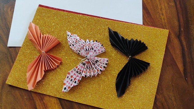 How to make Paper Butterfly | Kids Paper craft | Republic Day tricolor butterfly