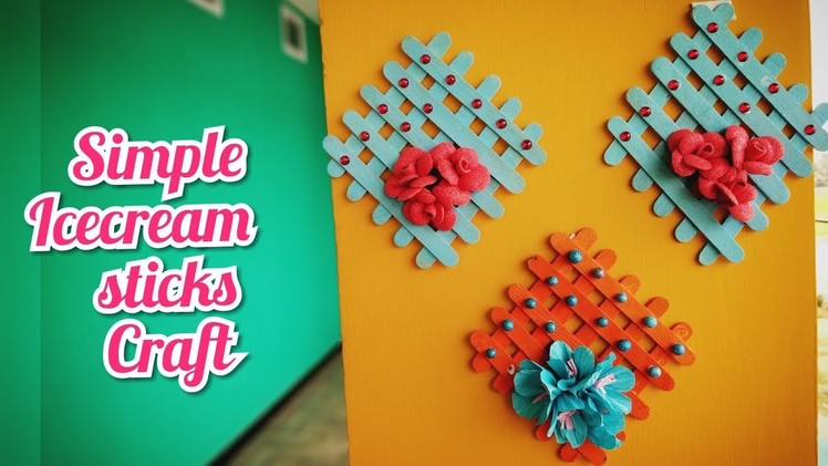 Icecream ???? sticks craft ideas | Home decoration | DIY | Simple crafts