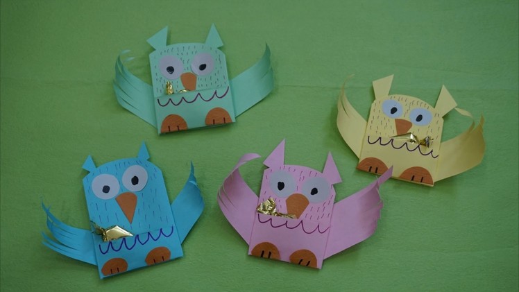 Owl Easy To Make Ideas For Kids || paper craft art