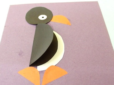 Paper Craft For Kids - Easy 3D Bird Making | Art & Craft With Paper | Craft Idea For Kids