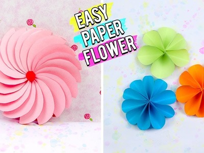 Paper Flowers - Easy DIY Flower Making Craft Ideas.