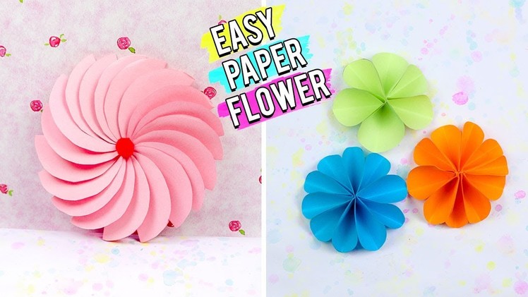 Paper Flowers - Easy DIY Flower Making Craft Ideas.