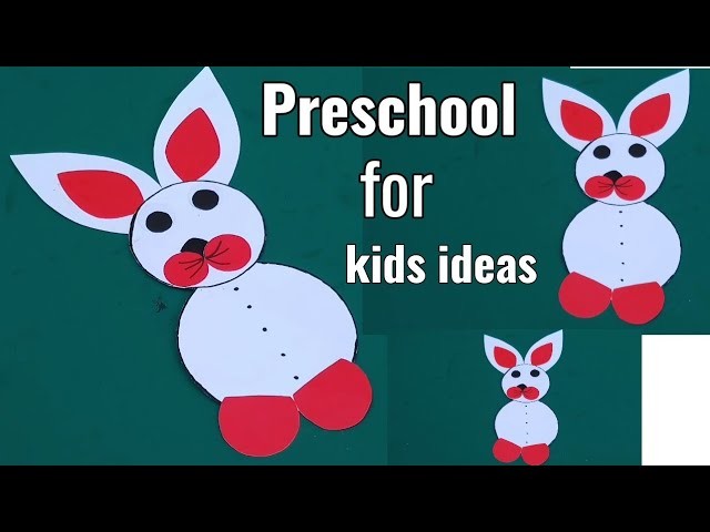 Rabbit craft for preschool kids | Easy paper craft ideas