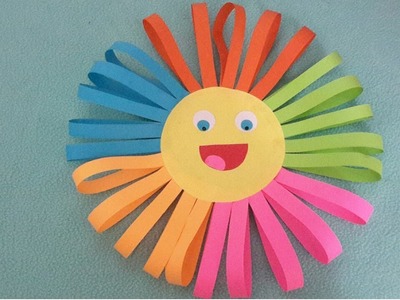 Sun Paper Craft || DIY Easy Paper Craft for Kids???? 5 - Minutes craft