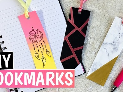 3 Easy DIY Bookmark Ideas | Pumpkin Emily